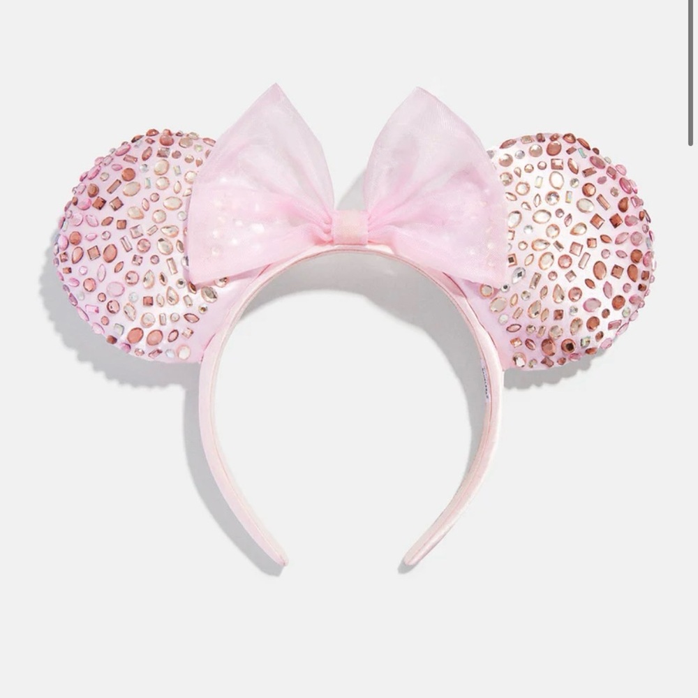 BaubleBar Pink Gemstone Mouse Ears Headband